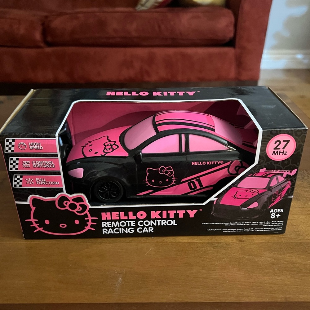 NWT RARE Sanrio Hello Kitty Remote Control Race Car